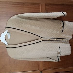St. John  long sleeve cardigan size Med